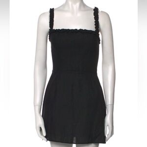 Reformation black linen Janie dress 🖤